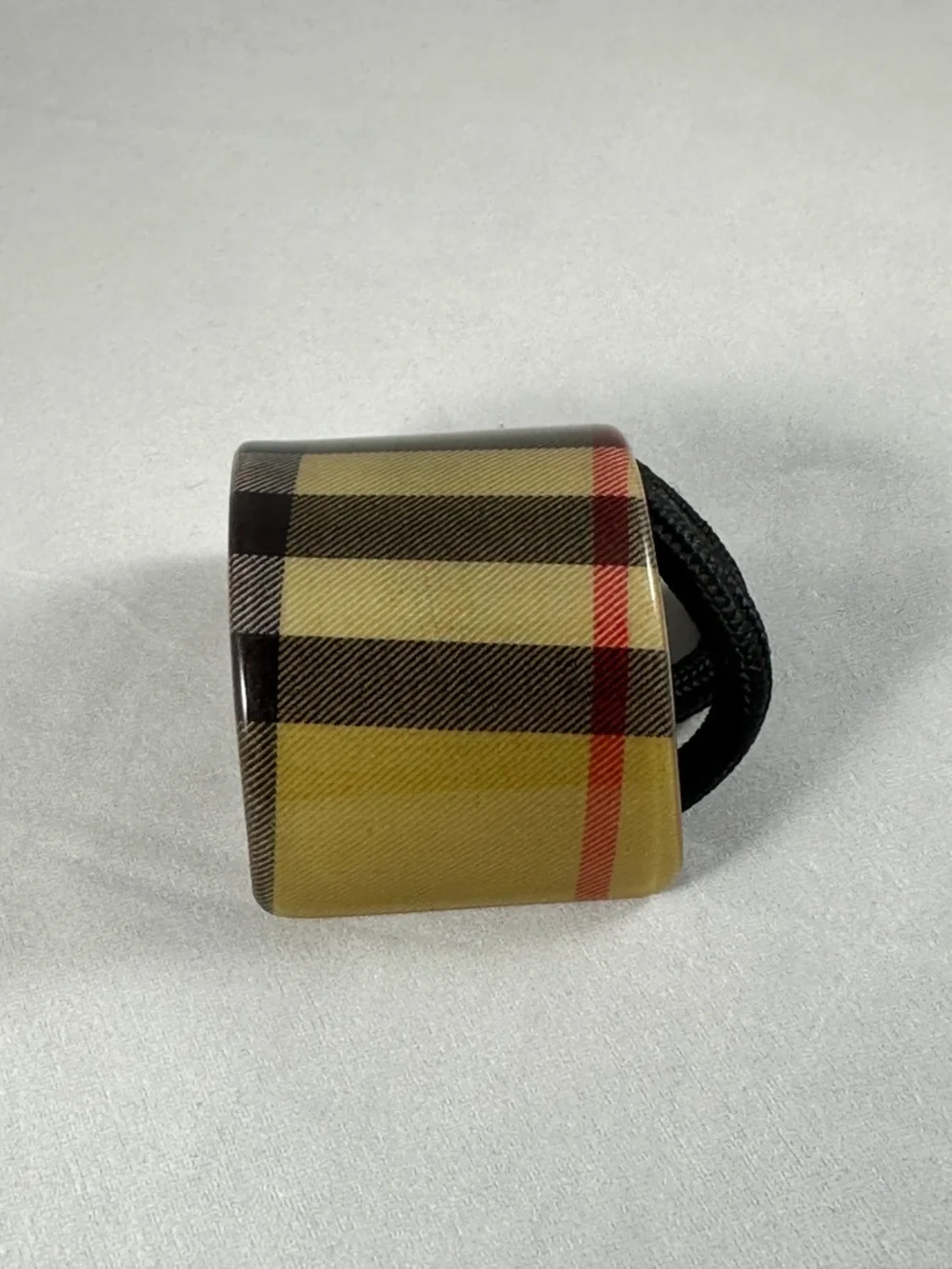 Burberry Nova Check Ponytail Holder / Hair Cuff – Made in France